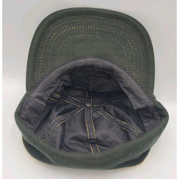 Vintage John Deere Fitted Medium Cap Hat Winter Ear Neck Flap‎ Black Swingster - Picture 7 of 12